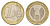 Германия 1 евро 2002 D KM 213 биметалл 4629-417