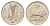 Ирландия 5 пенсов 1975 бык KM 22 медно-никель UNC 4175-235