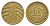Германия 10 рентенпфеннигов 1924 F KM 33, J. 309 алюминиевая бронза 4640-348