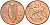 Ирландия 2 пенса 1998 птичка KM 21a сталь плакированная медью 4561-1233