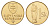 Словакия 1 крона 1994 KM 12 сталь плакированная бронзой UNC 31-114