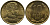 Чили 10 песо 2008 So KM 228.2, Schon 82 алюминиевая бронза UNC 4544-816