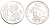 Франция 1/4 евро 2004 Французская Гвиана, ESSAI (пробник), тираж 2000 экземпляров X E11 серебро PROOF 441-622