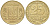 Украина 25 копеек 1992 KM 2.1a, Schon 27.2 латунь 4613-869