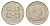 Кения 50 центов 1980 Дэниэл арап Мои KM 19 медно-никель aUNC 4682-651