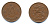Финляндия 10 пенни 1929 республика (1918-1962) KM 24 медь 46-1652