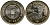 Япония 500 йен 2013 серия 47 префектур Японии, Яманаси, гора, виноград KM 202 биметалл UNC M15-7