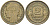 ФРАНЦИЯ 2 ФРАНКА 1932 ТИП MORLON KM 886, LE FRANC 268.3 алюминиевая бронза 4403-135