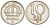 Швеция 10 эре 1950 TS, Густав V (1907-1950) KM 813 серебро 116-1211