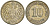 ГЕРМАНИЯ 10 ПФЕННИГОВ 1910 A KM 12, J. 13, Weege 8 медно-никель 212-133