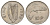 Ирландия 10 пенсов 1975 лосось KM 23 медно-никель 4521-1235