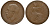 Великобритания 1/2 пенни 1916 Георг V (1910-1936) KM 809, Spink 4056 бронза 4163-536