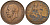Великобритания 1 пенни 1935 Георг V (1910-1936) КМ 838, Spink 4055 бронза 4144-515