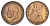 Великобритания 1/2 пенни 1932 Георг V (1910-1936) KM 837, Spink 4058 бронза 4546-1025
