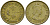Гонконг 10 центов 1960 Елизавета II (1952-) KM 28.1 никель латунь 4387-234