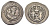 Государство Сасанидов (Сасаниды) драхма ND (531-579) Хосров I (531-579), алтарь огня G?bl Sasan II/2 серебро 650-244