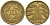 ГЕРМАНИЯ 10 РЕЙХСПФЕННИГОВ 1936 F KM 40, J. 317 алюминиевая бронза 4401-436