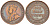 АВСТРАЛИЯ 1/2 ПЕННИ 1913 L, ГЕОРГ V (1910-1936) KM 22 бронза 4514-616