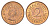 Маврикий 2 цента 1971 KM 32 бронза UNC 4150-1216