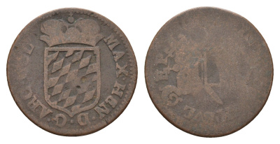 Бельгия, Льеж 1 лиард ND (1660) год-тип KM 73 медь 1526-1435