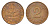 ФРГ 2 пфеннига 1950 D KM 106, J. 381 бронза 4596-325