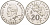 Французская Новая Каледония 20 франков 1992 коровы KM 12 никель 3457-515