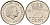 Нидерланды 25 центов 1978 Юлиана (1949-1980) KM 183 никель    4598-128
