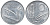 Италия 10 лир 1953 R, плуг, колосья KM 93 алюминий 4163-354