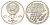 СССР 1 рубль 1987 70 лет Советской власти Y 206 медь цинк никель PROOF 270-1113