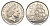 Новая Зеландия 50 центов 2006 Елизавета II (1952-2022), парусник Индевор KM 119a сталь плакированная никелем UNC 4187-1216
