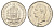 Венесуэла 2 боливара 1990 Симон Боливар Y 43a сталь плакированная никелем 4662-953