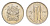 Родезия 2-1/2 цента 1970 (год-тип) KM 11 медно-никель  UNC  4640-935