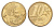 Бразилия 10 сентаво 2007 KM 649 сталь плакированная латунью 4686-746