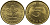ФРГ 5 пфеннигов 1977 D KM 107, J.382 сталь плакированная латунью 99-114