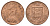 Джерси 2 пенса 1971 Елизавета II (1952-2022) KM 31 бронза 4118-151