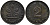 ФРГ 2 пфеннига 1970 J KM 106а, J.381а сталь плакированная медью 99-166