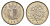 Мальта 25 центов 1991 шиповник вечнозелёный KM 97 медно-никель UNC 4688-956