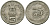 Индия 5 рупий 1995 50 лет ООН KM 156 медно-никель 95-625