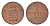 Саксония 1 пфенниг 1848 F, Фридрих Август II (1836-1854) KM 1155 медь 4625-1015