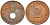 ГЕРМАНИЯ 2 РЕЙХСПФЕННИГА 1937 A KM 90, J. 362 бронза 261-844