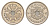 Дания 1 крона 1996 редкий год KM 873 медно-никель aUNC 4632-442