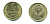 СССР 1 КОПЕЙКА 1989 Федорин 178, ММД KM 126a латунь UNC 551-931