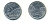 Бразилия 5 крузейро 1990 фермер KM 618.1 нержавеющая сталь aUNC 93-651