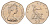 Великобритания 50 пенсов 1981 Елизавета II (1952-2022) KM 913, Spink 4223 (H1) медно-никель UNC 3851-842