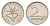 Венгрия 2 форинта 1993 KM 693 медно-никель UNC 3458-748