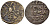 РОССИЯ ПОЛУШКА 1718-1722 ВЕС 0,45 ГР. медь 633-325