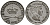 Дания 4 скиллинг 1842 VS, Кристиан VIII (1839-1848), SKILLING RIGSMONT KM 721.2 (С123.2) серебро 100-752