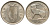 Ирландия 3 пенса 1943 заяц KM 12a медно-никель UNC 1525-842