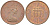 Великобритания 1 пенни 1971 Елизавета II (1952-2022) KM 915, Spink 4237 (B1) бронза 112-1012
