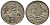 Гватемала 1/4 реала 1897 5 звезд, Испанское правление KM 162 серебро 112-627